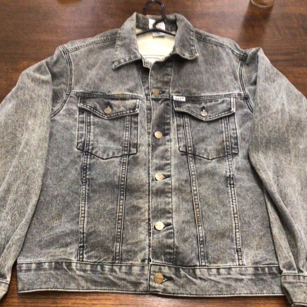 Vintage Soon grey denim jacket for men. Size M great shape
